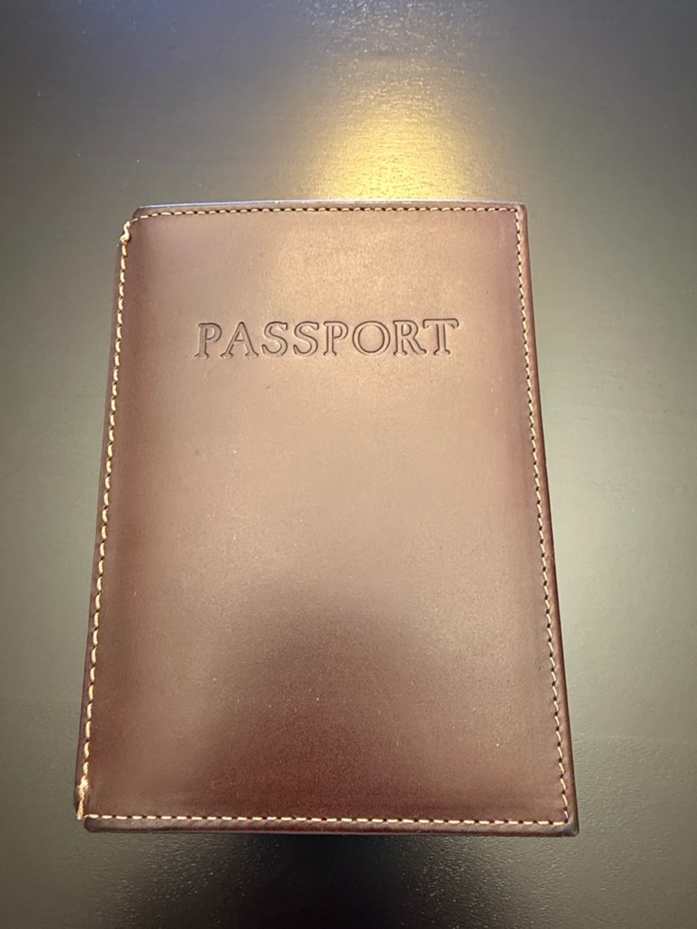 Johnston & Murphy Brown Leather Travel Wallet